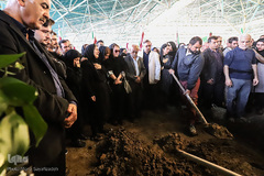 مراسم تشییع پیکر شهید«مجتبی عباس‌نژاد» از شهدای سانحه هوایی در اهواز