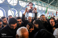 مراسم تشییع پیکر شهید«مجتبی عباس‌نژاد» از شهدای سانحه هوایی در اهواز