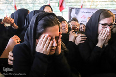 مراسم تشییع پیکر شهید«مجتبی عباس‌نژاد» از شهدای سانحه هوایی در اهواز