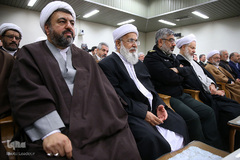 دیدار جمعی از دست‌اندرکاران و کارگزاران حج با حضرت آیت‌الله خامنه‌ای، رهبر معظم انقلاب اسلامی