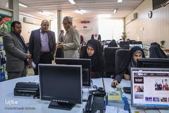 حضور رئیس بسیج جامعه پزشکی کشور در ایکنا