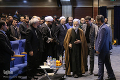 حضور  آیت‌الله امامی‌کاشانی، امام جمعه موقت تهران در مراسم گرامیداشت چهلمین سال تأسیس اتحادیه انجمن‌های اسلامی دانش آموزان «نسل آفتاب»