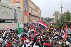 خروش میلیونی عراقی ها برای خروج تروریست های آمریکایی‌