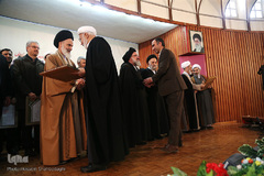 مراسم اختتامیه همایش کتاب سال حوزه در قم