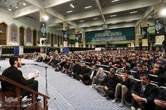 اولین شب مراسم عزاداری حضرت فاطمه‌زهرا سلام‌الله‌علیها