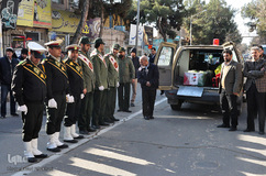 تشییع پیکر جانباز شهید ۷۰درصد«برات‌الله علی‌آبادی» در کاشمر