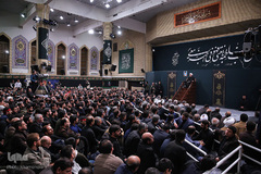 عزاداری شب شهادت حضرت فاطمه زهرا (سلام‌الله‌علیها) در حسینیه امام خمینی رحمه‌الله