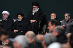 عزاداری شب شهادت حضرت فاطمه زهرا (سلام‌الله‌علیها) در حسینیه امام خمینی رحمه‌الله