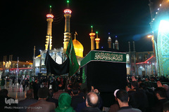 حرم کریمه اهل بیت در شب شهادت حضرت زهرا(س)