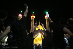 حرم کریمه اهل بیت در شب شهادت حضرت زهرا(س)