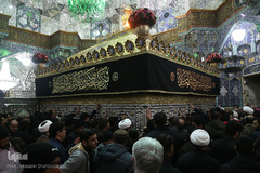 حرم کریمه اهل بیت در شب شهادت حضرت زهرا(س)