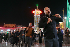 حرم کریمه اهل بیت در شب شهادت حضرت زهرا(س)