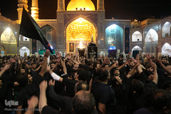 حرم کریمه اهل بیت در شب شهادت حضرت زهرا(س)