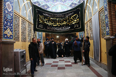 حرم کریمه اهل بیت در شب شهادت حضرت زهرا(س)