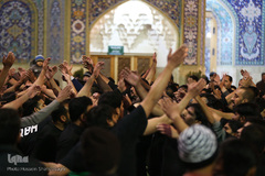 حرم کریمه اهل بیت در شب شهادت حضرت زهرا(س)