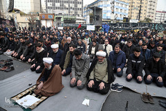 تجمع عزاداران فاطمی در میدان فاطمی