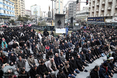 تجمع عزاداران فاطمی در میدان فاطمی