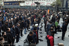 تجمع عزاداران فاطمی در میدان فاطمی