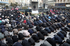 تجمع عزاداران فاطمی در میدان فاطمی