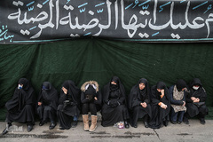 تجمع عزاداران فاطمی در میدان فاطمی