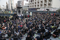 تجمع عزاداران فاطمی در میدان فاطمی