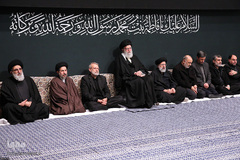 عزاداری شام شهادت حضرت فاطمه زهرا (س) در حسینیه امام خمینی(ره)