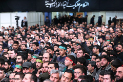 عزاداری شام شهادت حضرت فاطمه زهرا (س) در حسینیه امام خمینی(ره)