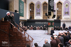 عزاداری شام شهادت حضرت فاطمه زهرا (س) در حسینیه امام خمینی(ره)