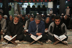 محفل انس با قرآن کاروان قرآنی انقلاب بر سر مزار سپهبد شهید قاسم سلیمانی