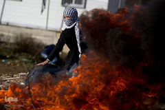 درگیری میان شهروندان فلسطینی و نظامیان صهیونیست