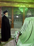 حضور رهبر انقلاب در مرقد مطهر امام خمینی(ره) و گلزار شهدا
