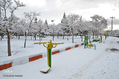 چهره برفی تبریز