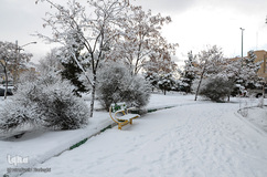 چهره برفی تبریز