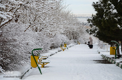 چهره برفی تبریز