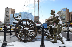 چهره برفی تبریز