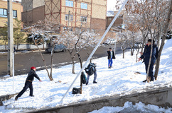 چهره برفی تبریز