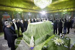 تجدیدمیثاق رئیس قوه قضائیه با آرمان های امام خمینی(ره)