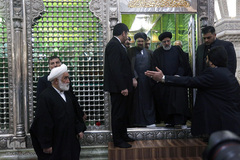 تجدیدمیثاق رئیس قوه قضائیه با آرمان های امام خمینی(ره)