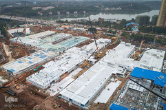 تکمیل شدن بیمارستان هزار تختخوابی چین