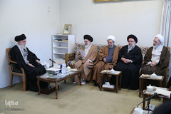 دیدار اعضای شورای‌عالی حوزه‌های علمیه با رهبر انقلاب