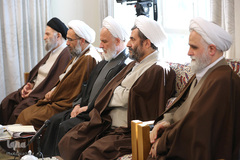 دیدار اعضای شورای‌عالی حوزه‌های علمیه با رهبر انقلاب