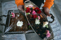 مراسم عطرافشانی و گلباران مزار مطهر شهدای بهشت زهرا(س) تهران