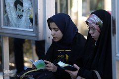 مراسم عطرافشانی و گلباران مزار مطهر شهدای بهشت زهرا(س) تهران