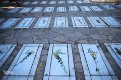 مراسم عطرافشانی و گلباران مزار مطهر شهدای بهشت زهرا(س) تهران