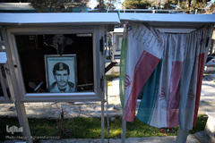 مراسم عطرافشانی و گلباران مزار مطهر شهدای بهشت زهرا(س) تهران