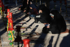 مراسم عطرافشانی و گلباران مزار مطهر شهدای بهشت زهرا(س) تهران