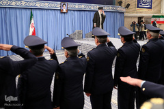 دیدار فرماندهان و کارکنان نیروی هوایی ارتش با فرمانده کل قوا