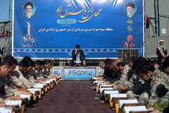 محفل انس با قرآن کاروان قرآنی انقلاب در منطقه سوم نبوت نیروی دریایی ارتش جمهوری اسلامی ایران