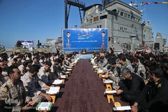 محفل انس با قرآن کاروان قرآنی انقلاب در منطقه سوم نبوت نیروی دریایی ارتش جمهوری اسلامی ایران