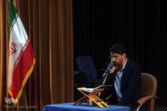 محفل انس با قرآن کاروان قرآنی انقلاب در دانشگاه دریانوردی وعلوم دریایی چابهار